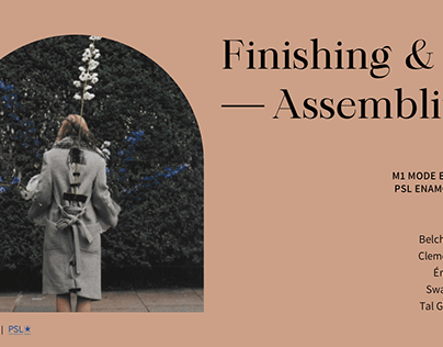 Finishing & Assemblings