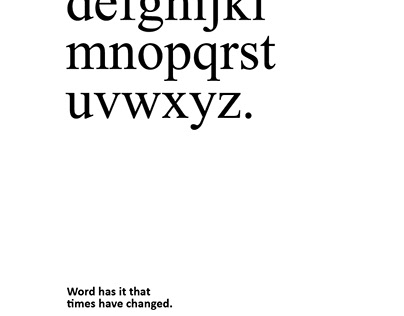 Typeface Comparison A1 Posters