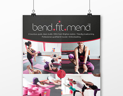 Bend.Fit.Mend marketing materials