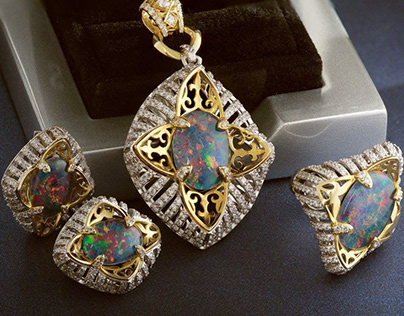 Opal Jewellery Set for SA&GA jewellery house