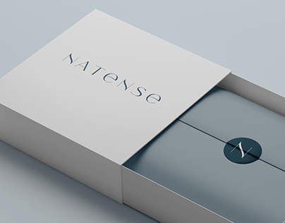 NATENSE | logo for a premium online cosmetics retailer