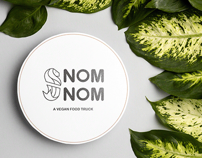 Brand Identity for NOM NOM FOOD TRUCK.