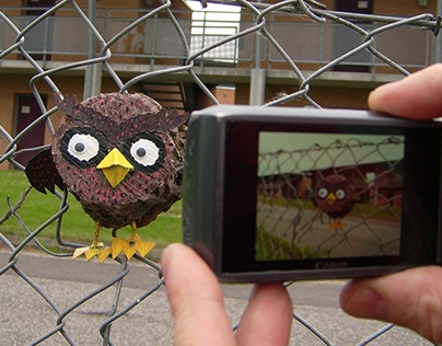 Birds on a fence. (2013/ Aarhus/ Denmark)