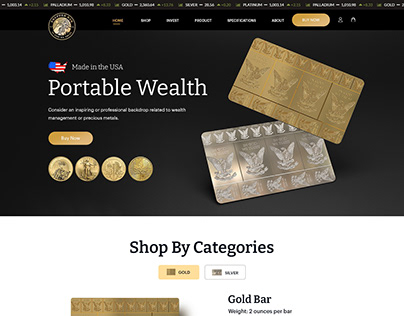 Precious Metals Gold Bar Site