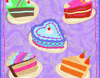 Cake Walk Illustration