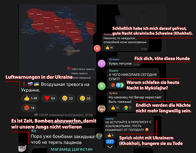 russian's reaction to bombing Lviv (different_language)