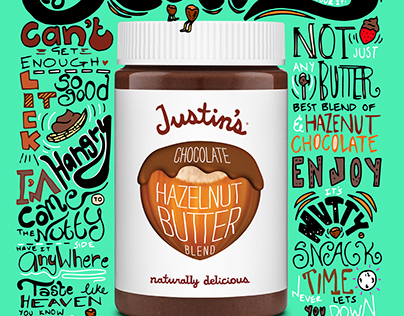 Justin's Hazelnut Butter Product Advertisement