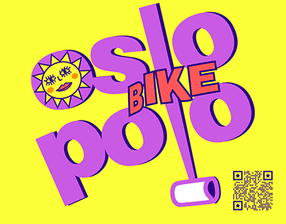 Promo poster for Oslo Bike Polo