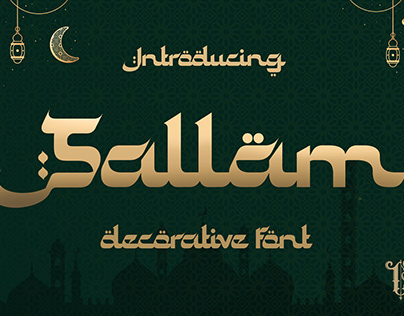 Sallam | Decorative Font