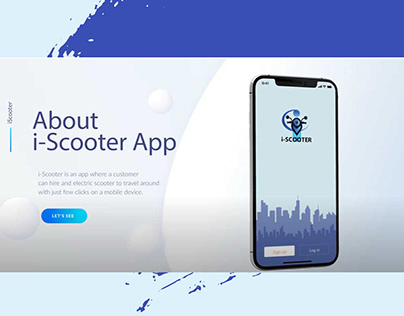 iScooter App Design Prototype Video