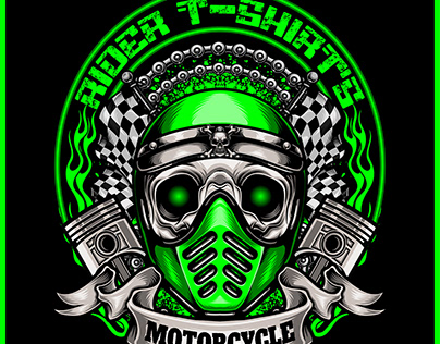 Rider T-Shirt Design Brand Logo