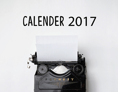 Calender 2017 a wishlist compilation
