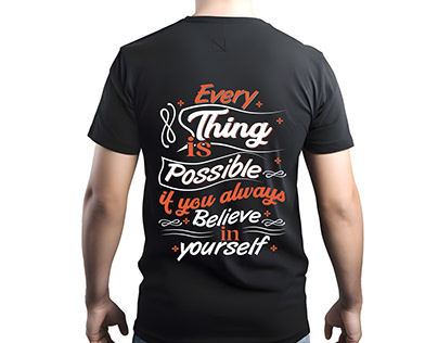 Every Thing is Possible it you always Banding T-Shirt