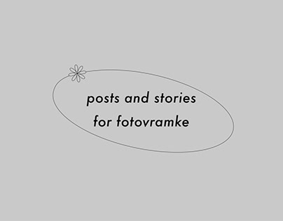 posts and stories design for fotovramke