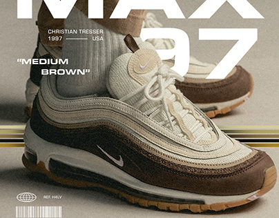 Poster/Flyer Nike AIR MAX 97 Off-White Black :: Behance