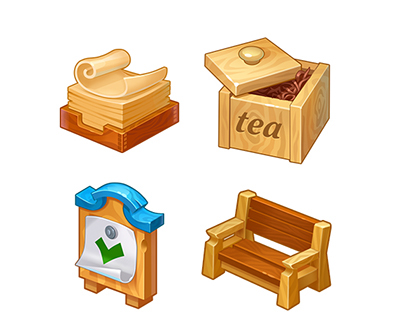 Icons for games Wild West