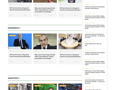 Media News Agency Redesign of Site