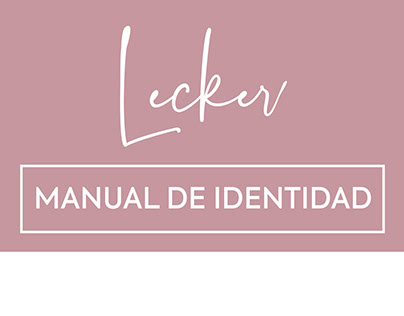 Diseño de identidad para Lecker Pastelería