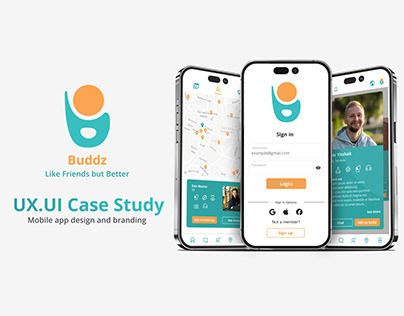 Buddz - UX.UI Mobile App Case Study