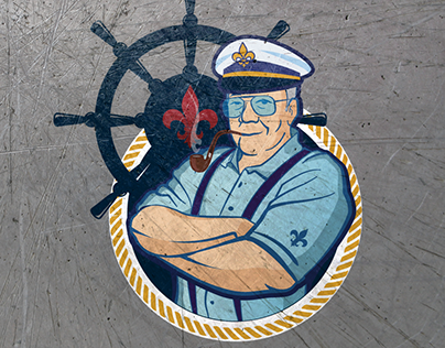 Mascota / caricatura para nave militar