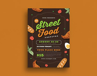 Free Street Food Festival Flyer