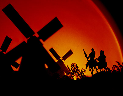 Sombras Chinescas inspiración Don Quijote & Sancho