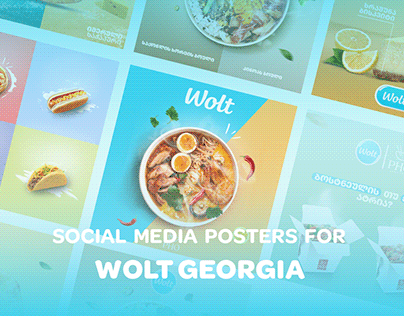 SOCIAL MEDIA POSTERS / WOLT GEORGIA