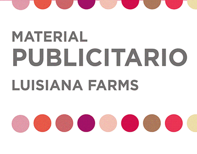 Material Publicitario - Luisiana Farms 2023