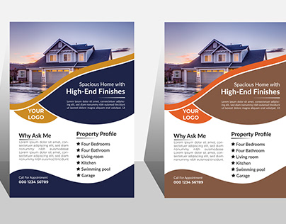 Modern Real Estate Business Flyer Design