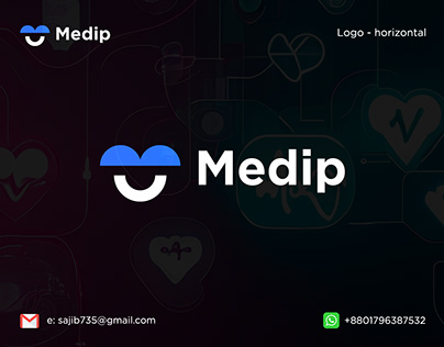 Medip | A Modern Medical app icon and logo design