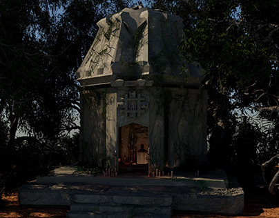 Dark Shrine- 3D modeling in Maya