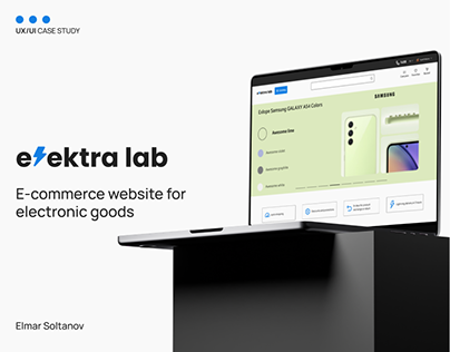Elektra Lab | E-Commerce Website | UX/UI