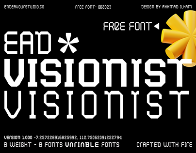 Project thumbnail - EAD Visionist - Free Font
