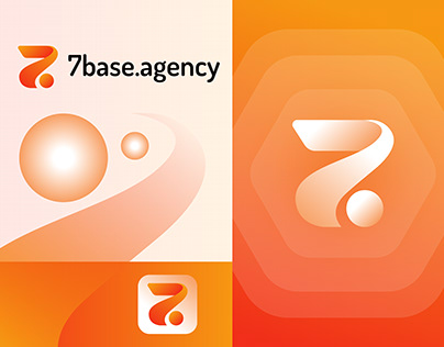 7base.agency logo design