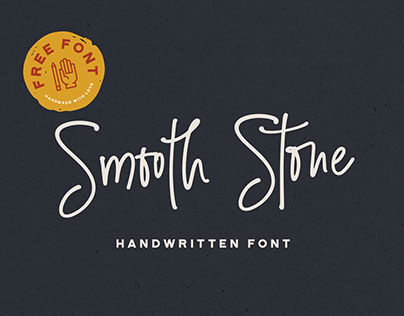 Smooth Stone Free Handwritten Font