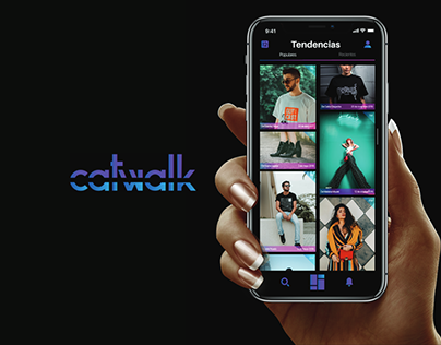 Catwalk Diseño Concepto para aplicación de modas