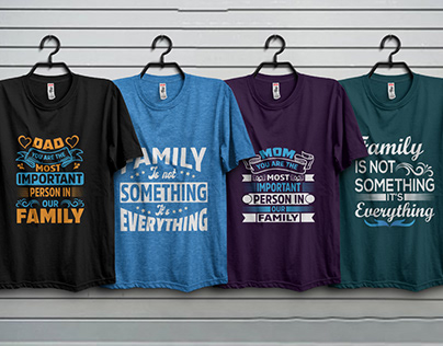 New Family T-Shirt Design Family Typography Design