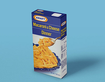 Kraft Dinner Packaging - Retro - 1986 version