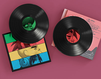 Project thumbnail - Redesign 'Gorillaz' Vinyl Album