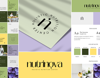 Project thumbnail - Brand Identity for a Holistic Nutrition Center
