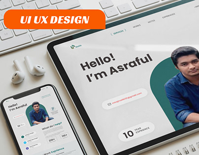 Portfolio Website UI Design