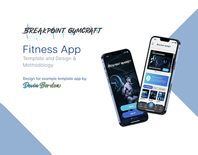 Breakpoint Gymcraft Fitness App Design