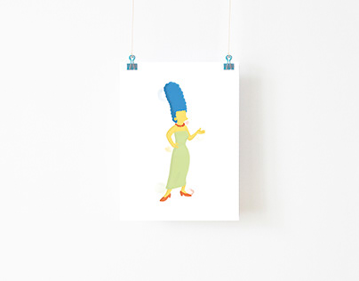 Affiche - Marge Simpson
