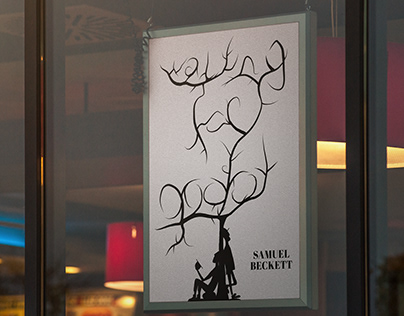 Samuel Beckett-Waiting for Godot Theater Poster Design