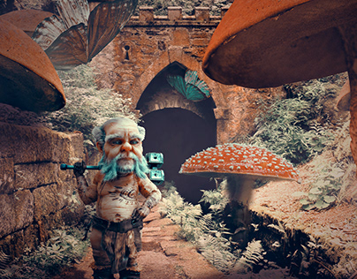 Project thumbnail - Fantasy dwarf photo manipulation
