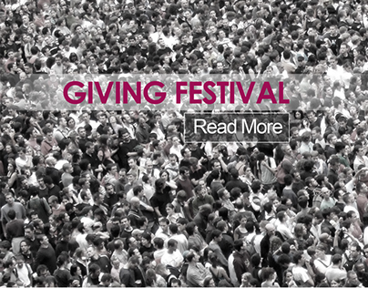 Giving Festival (Web Design)