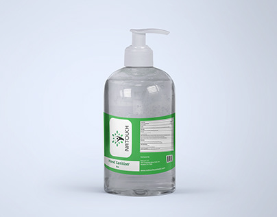 Hand Sanitizer Label Design