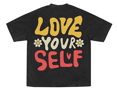 Project thumbnail - LOVE YOUR SELF T-SHIRT DESIGN