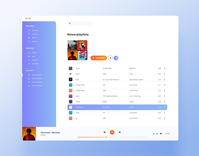 Music Ui Desktop and App