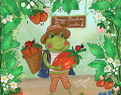 Froggy's Strawberry Garden